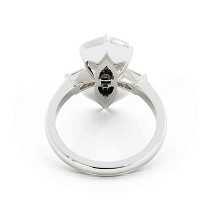 Morganite and Sapphire Ring