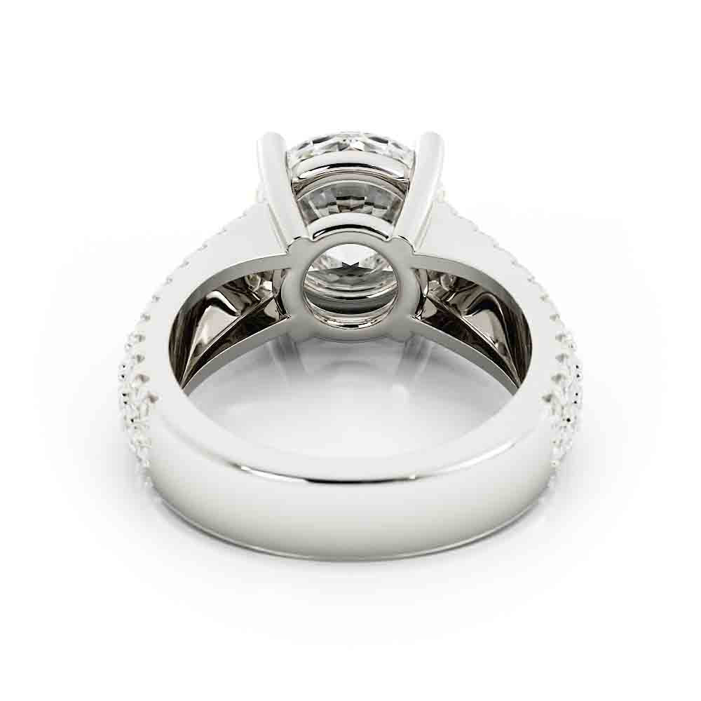 Round Diamond Pave Ring
