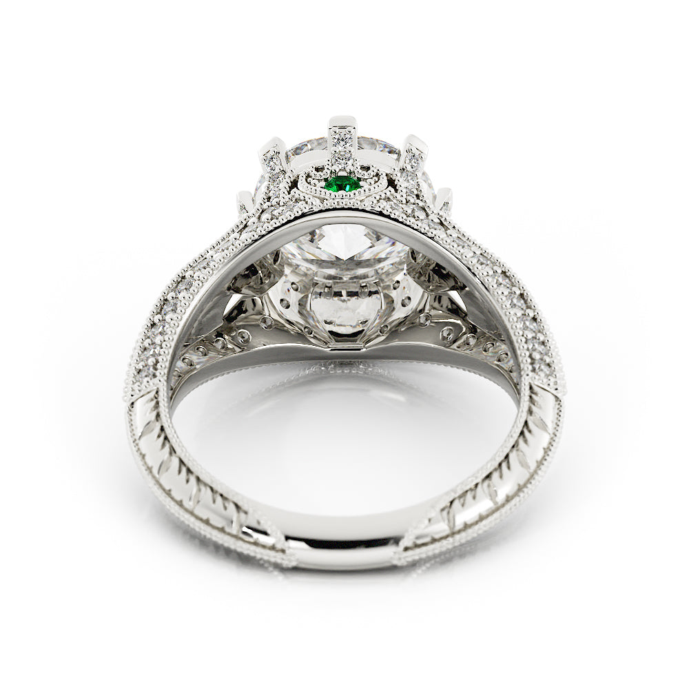 Vintage Round Diamond Ring