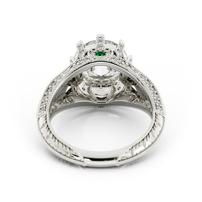 Vintage Round Diamond Ring