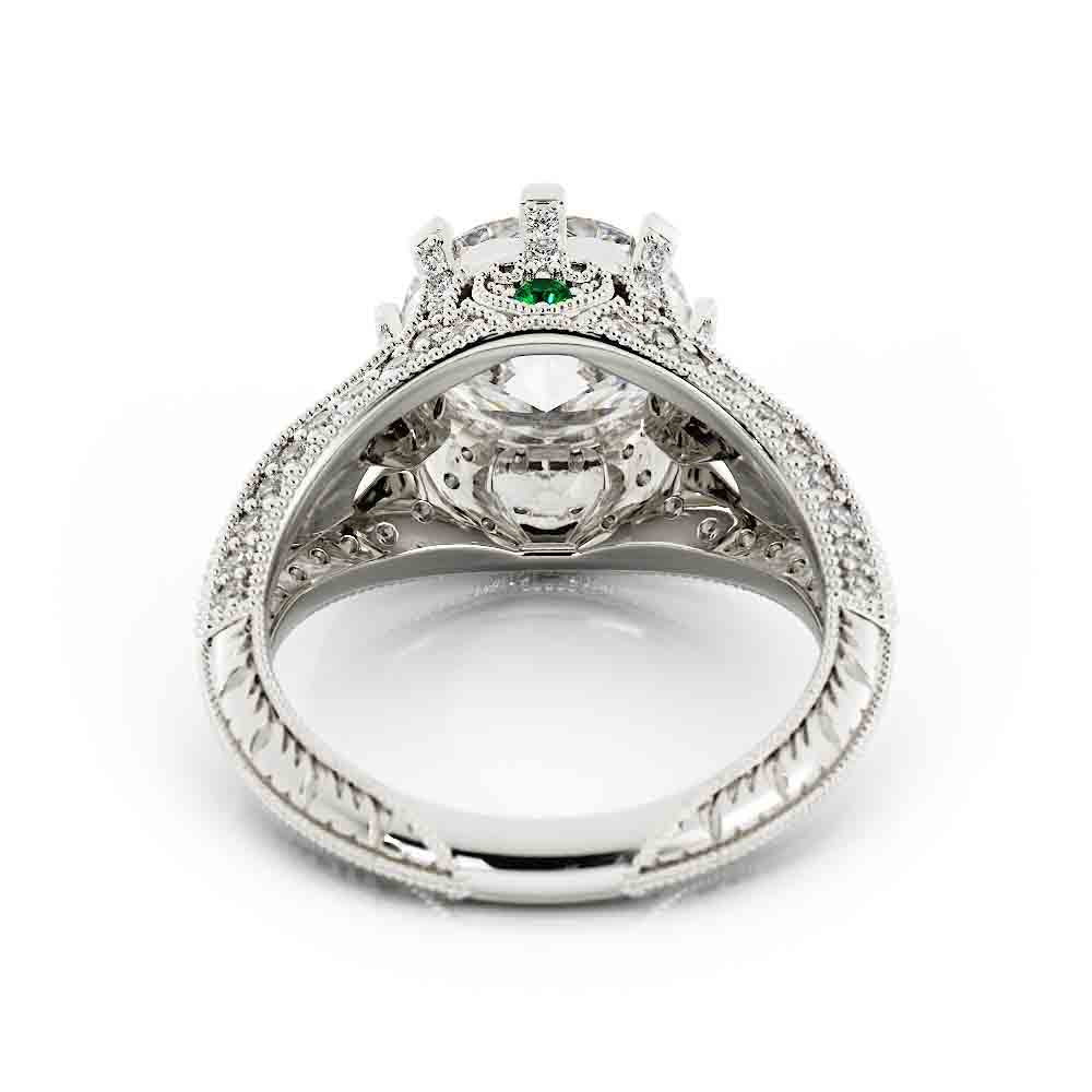 Vintage Round Diamond Ring