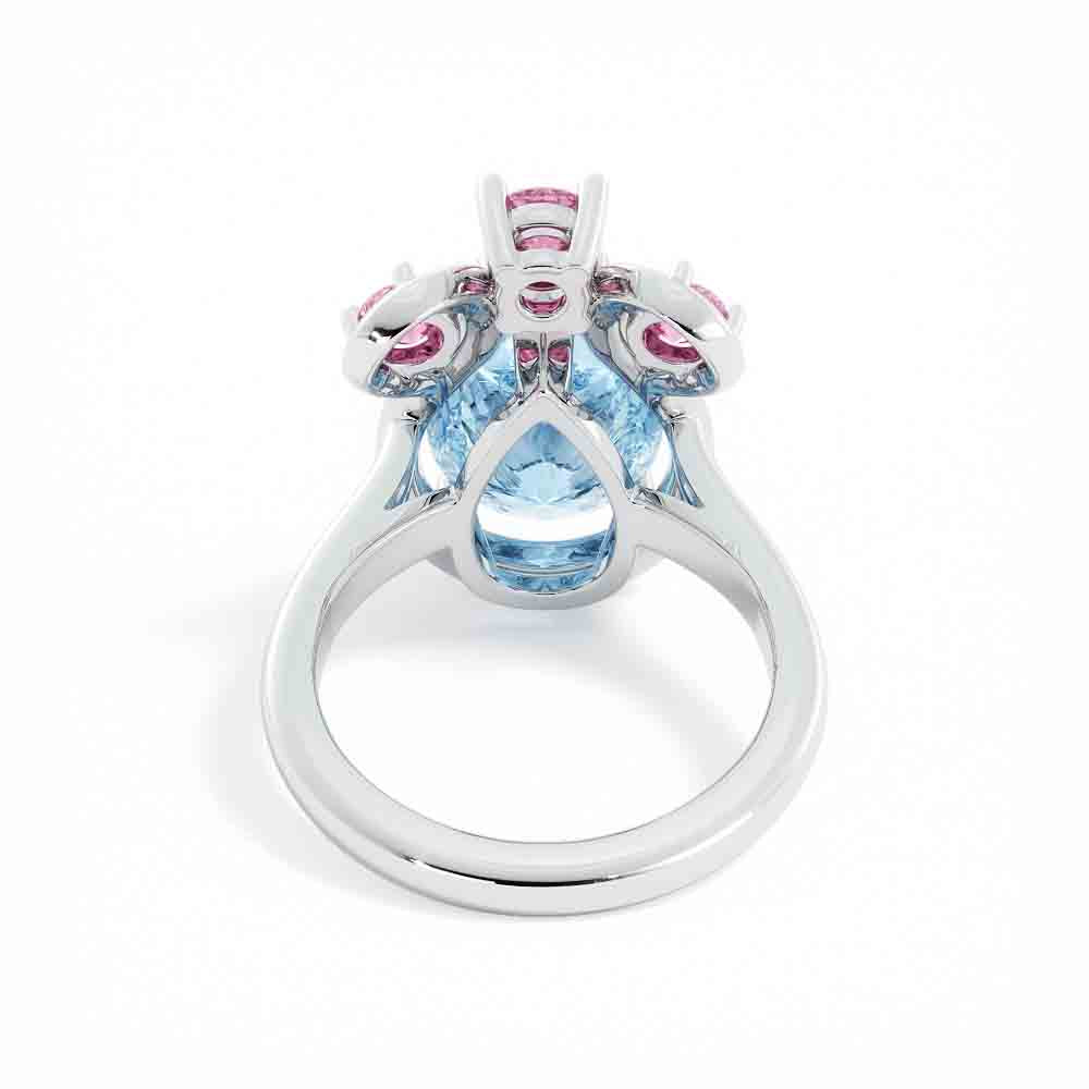 Right Hand Colored Stone Ring