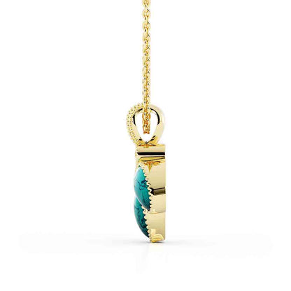 0809 Turq pendant