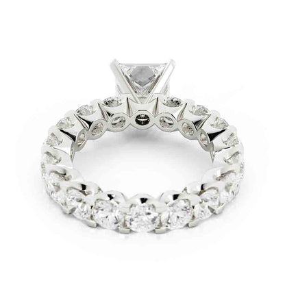 Eternity Diamond Ring With Princess Center