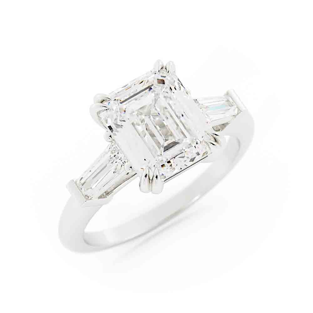 Classic 3 Stone Engagement Ring
