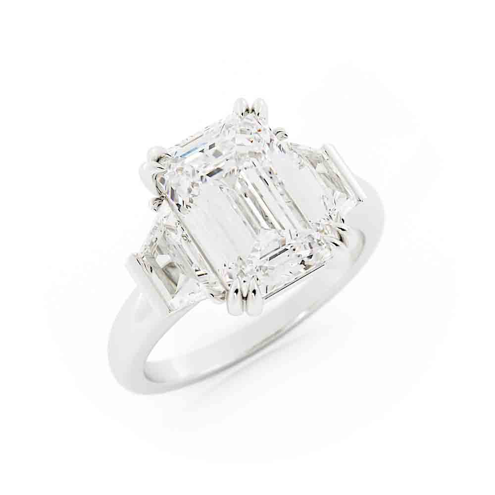 Lovely 3 Stone Engagement Ring
