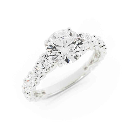 Customer Diamond For The Three Center Stone