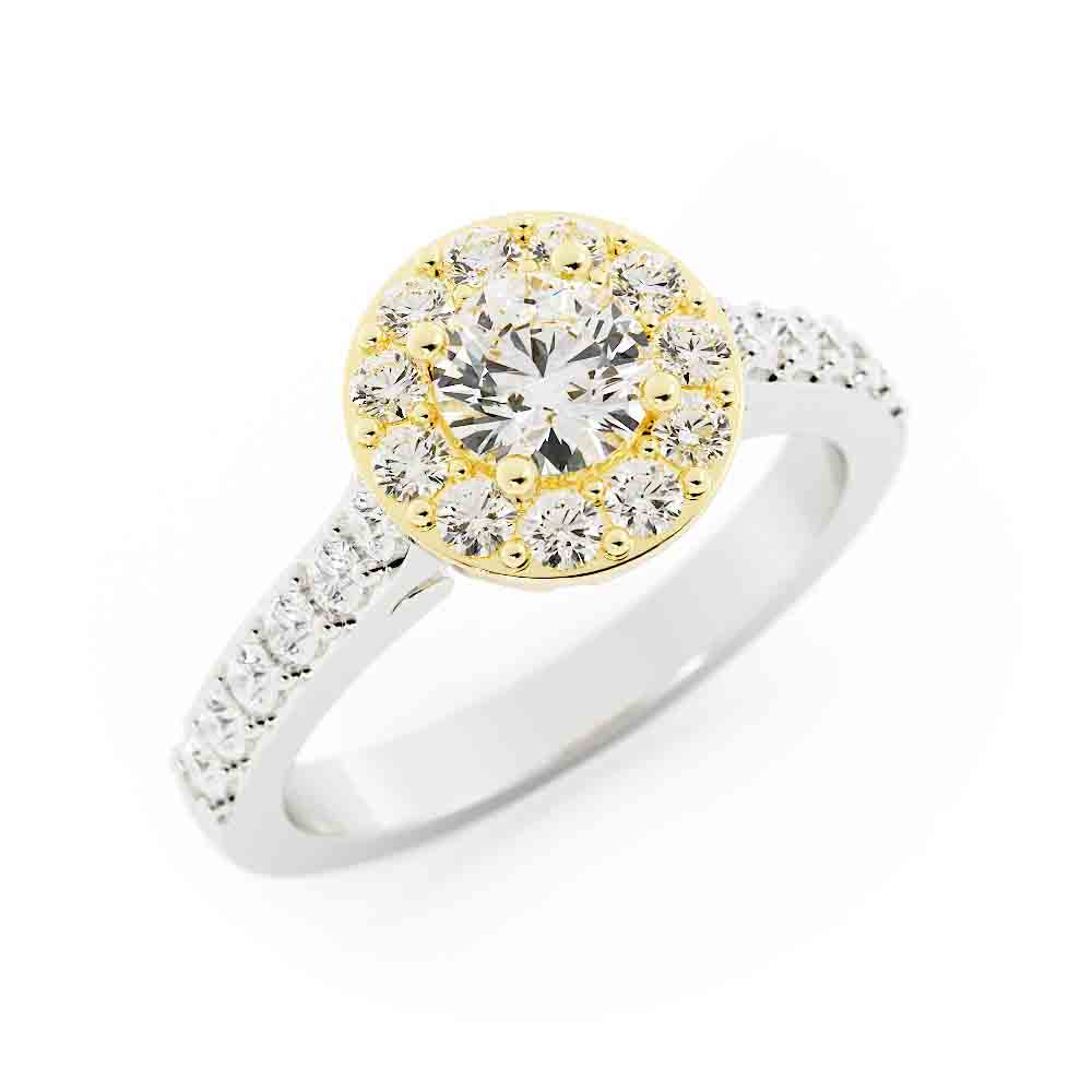 Halo Diamond Ring