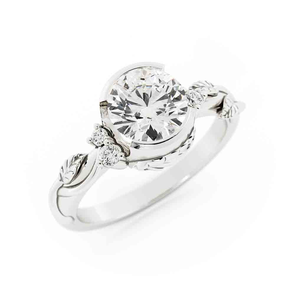 Organic Diamond Ring