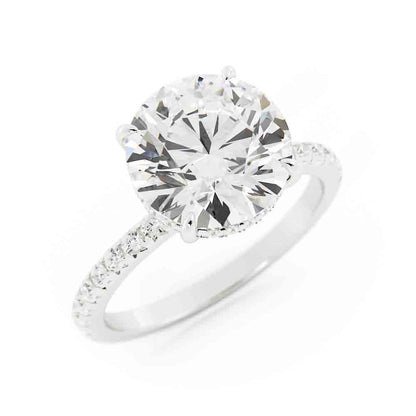 Large Round Diamond Ring