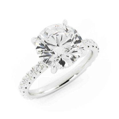 Large Round Diamond Ring