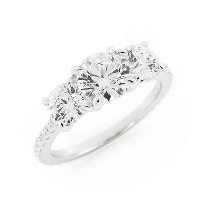 Three Stone Diamond Ring