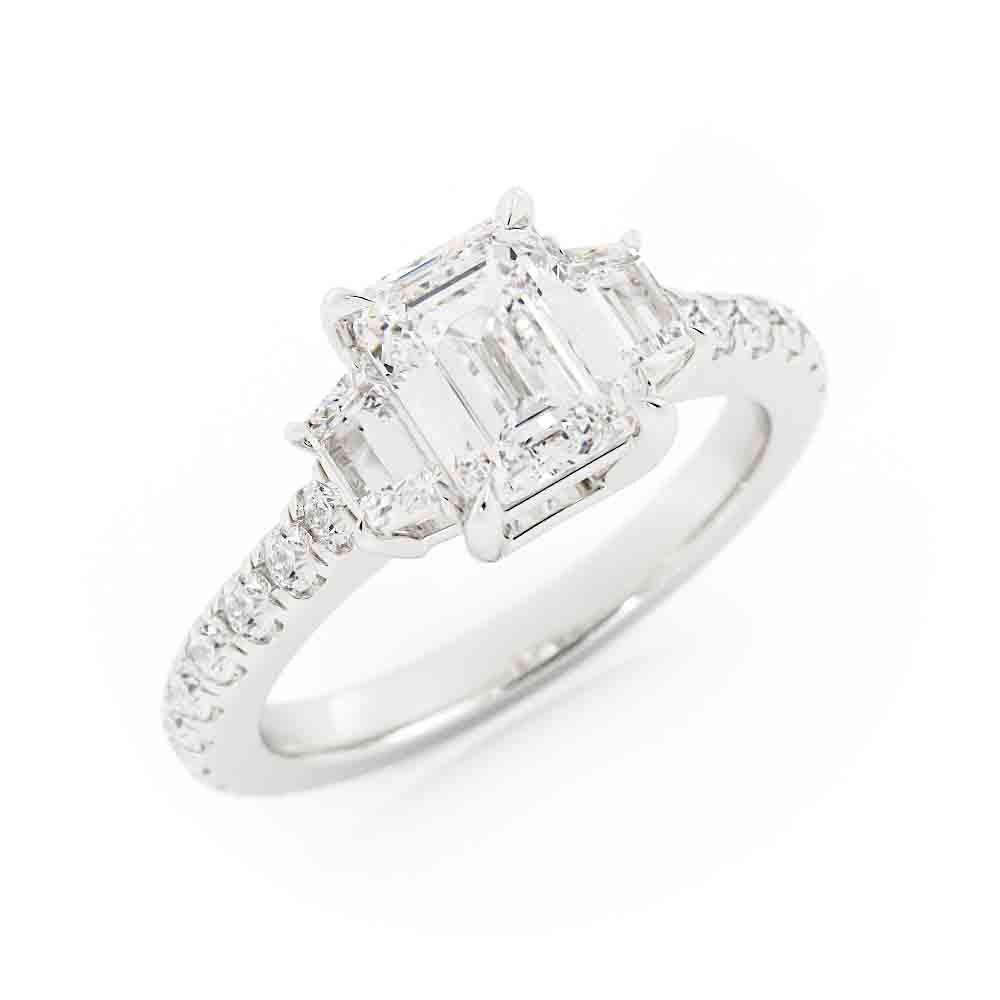 Emerald Cut with Traps