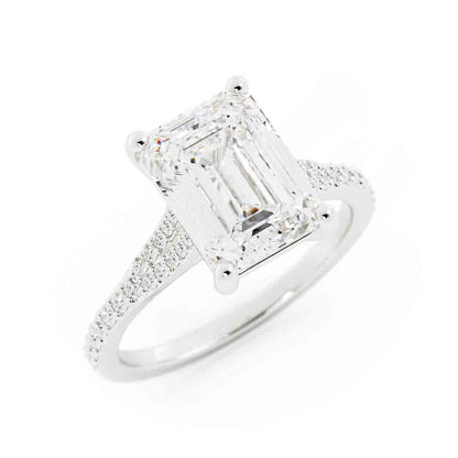 Emerald Cut Diamond Ring