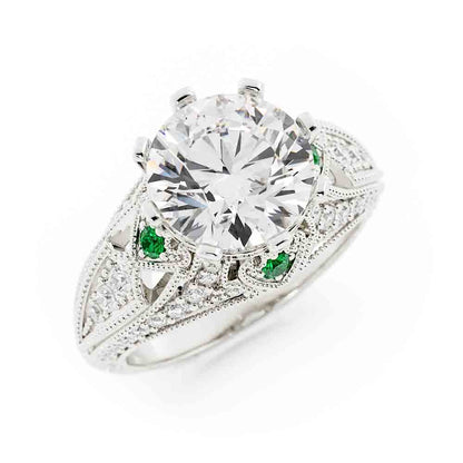 Vintage Round Diamond Ring