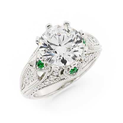 Vintage Round Diamond Ring