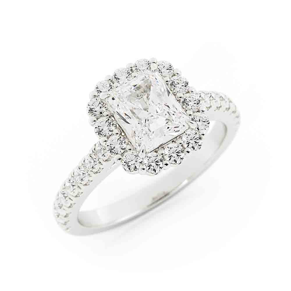 Radiant Diamond Engagement Ring