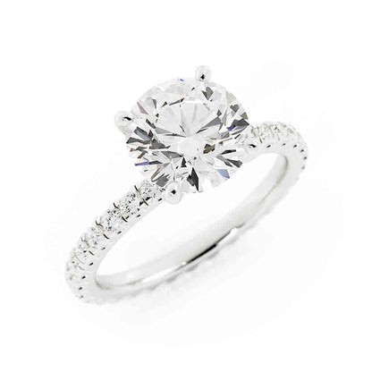 Classic Rd Diamond Engagement Ring