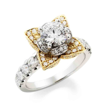 Flower Diamond Ring