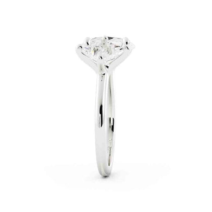 Princess And Oval Diamond Tension Ring