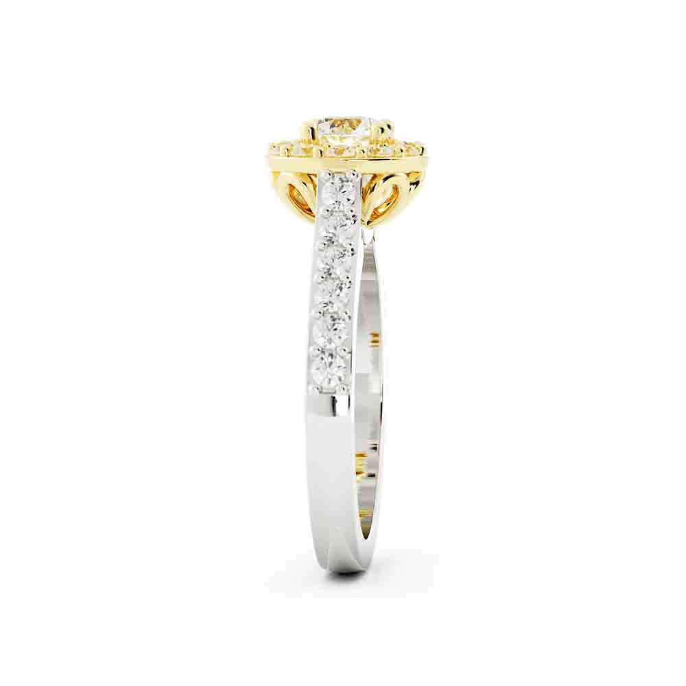 Halo Diamond Ring
