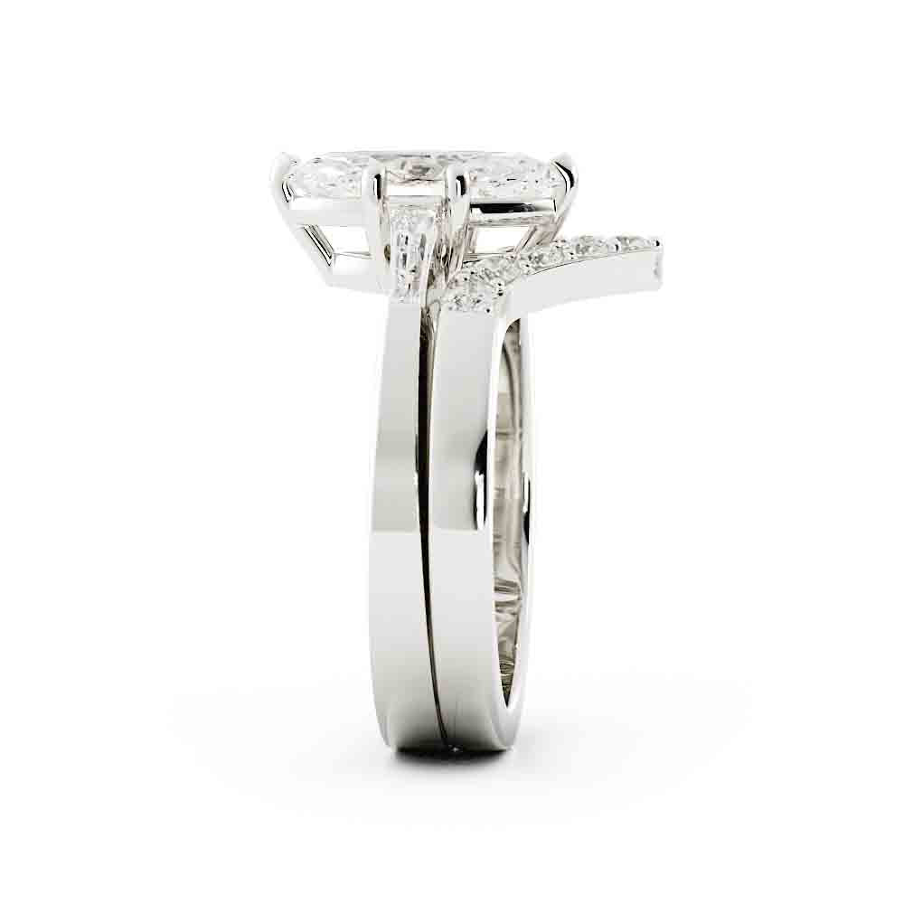 Marquise Diamond with Bag and Rd Diamond Set