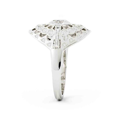Vintage Designed Ring with Bag Sides