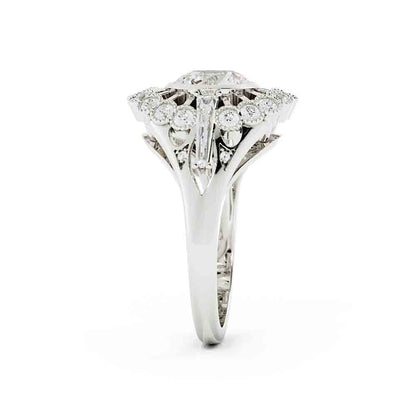 Vintage Designed Ring with Bag Sides