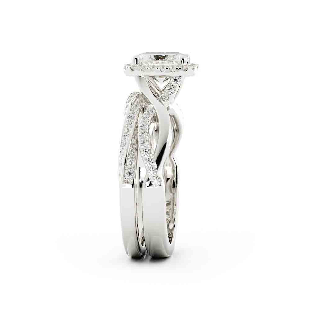 Twisted Engagment Ring and Band