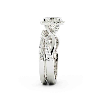 Twisted Engagment Ring and Band