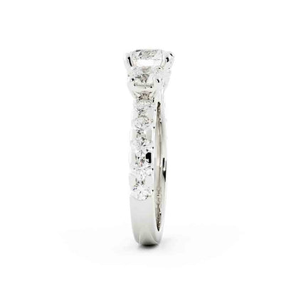 Round 3 Stone and Diamond Side Stones
