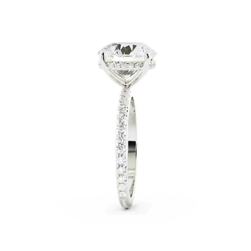 Large Round Diamond Ring