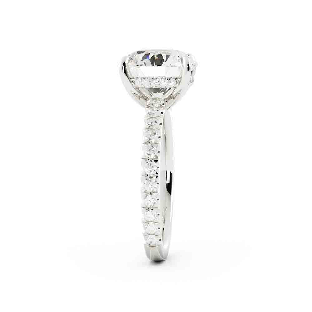 Large Round Diamond Ring