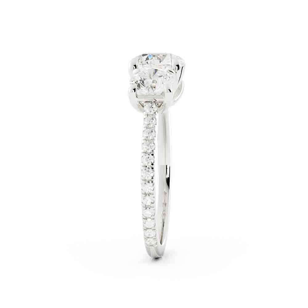 Three Stone Diamond Ring
