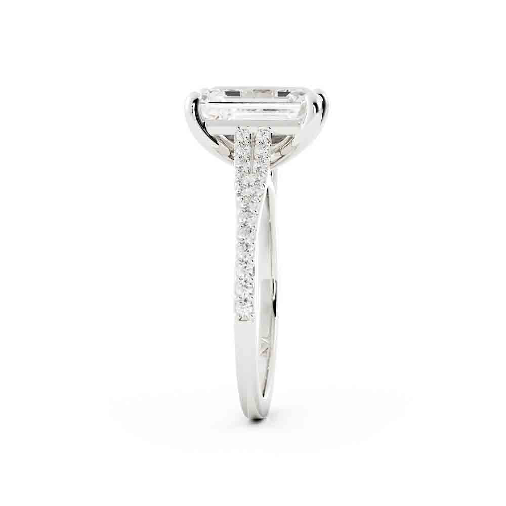 Emerald Cut Diamond Ring