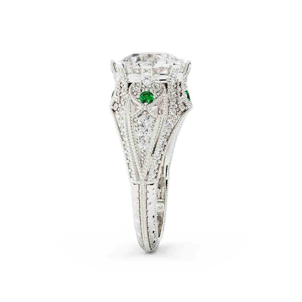 Vintage Round Diamond Ring