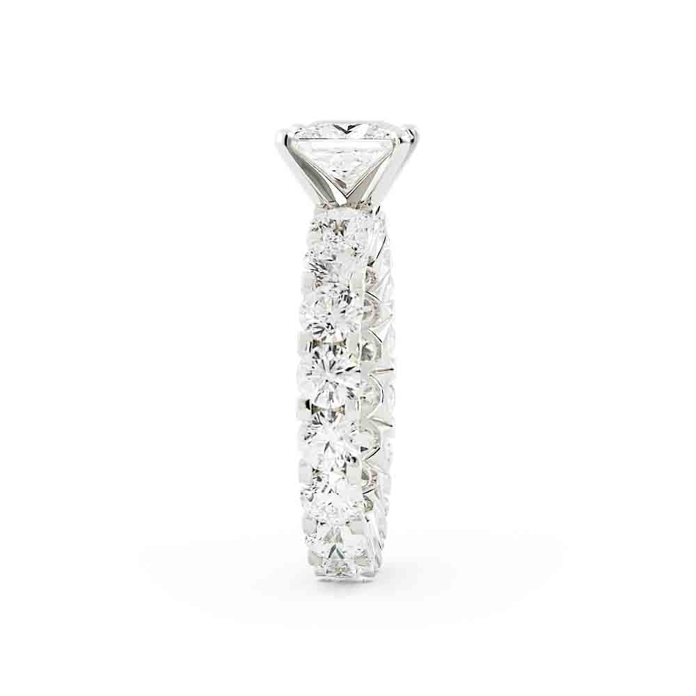Eternity Diamond Ring With Princess Center