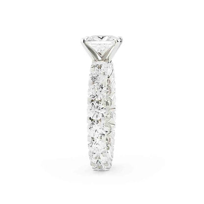 Eternity Diamond Ring With Princess Center