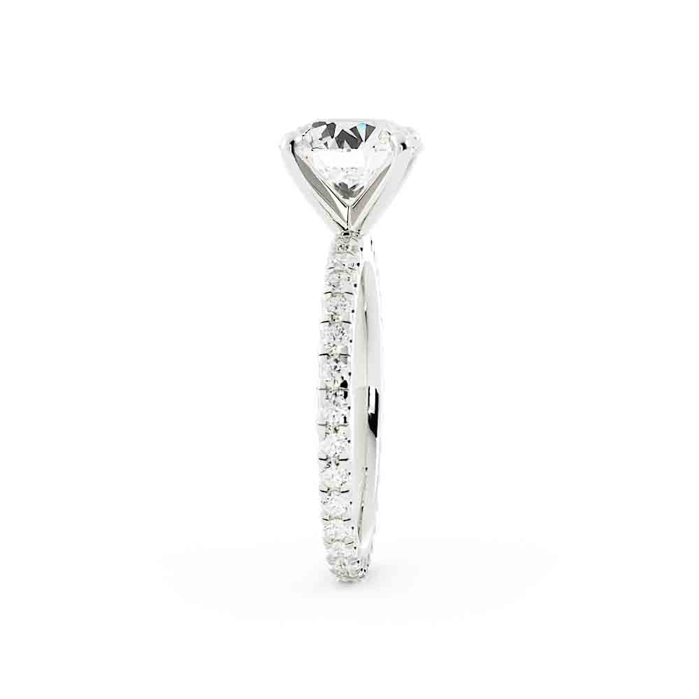 Classic Rd Diamond Engagement Ring