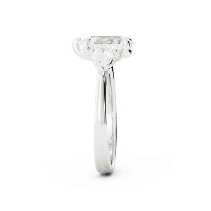 3 Stone Pear Shape Diamond Ring