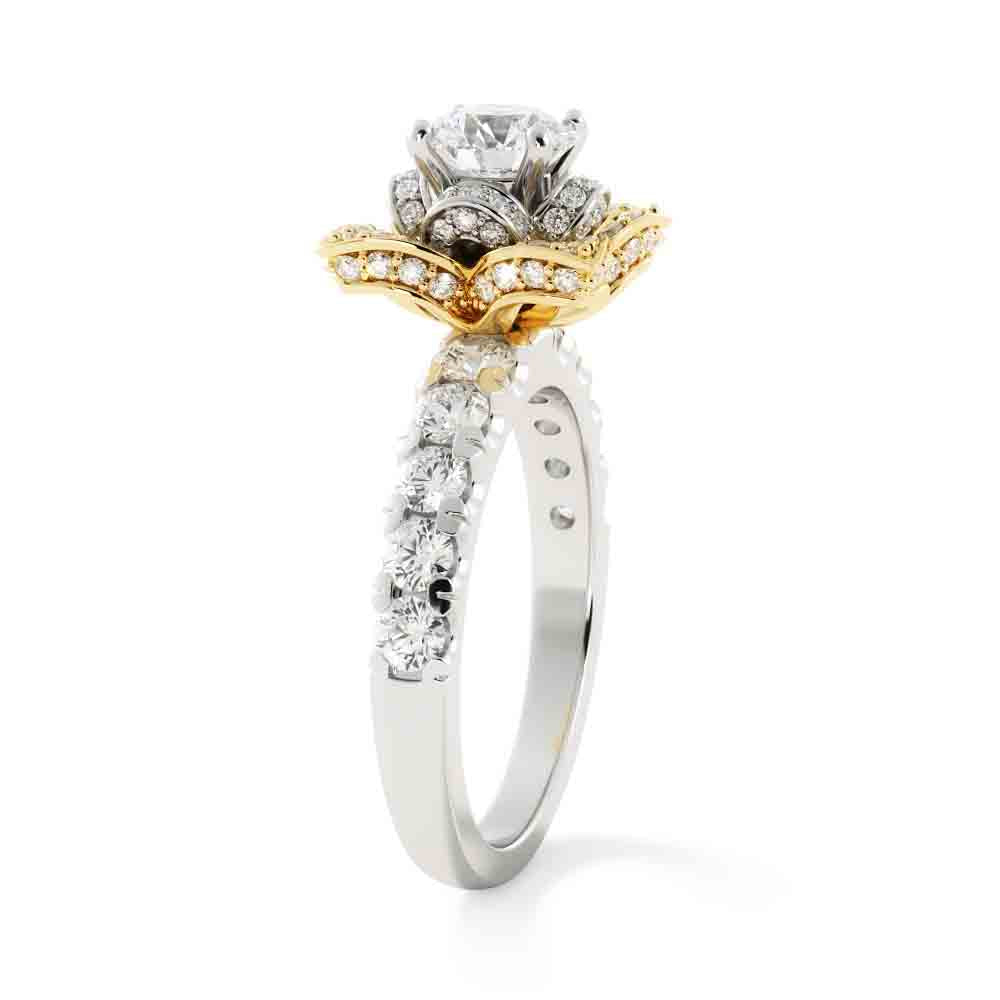 Flower Diamond Ring