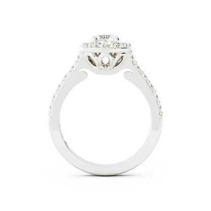 Halo Rd Diamond Ring