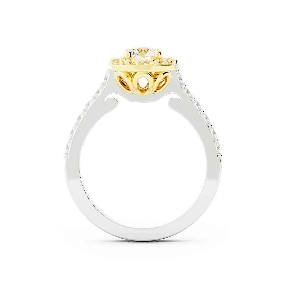 Halo Diamond Ring