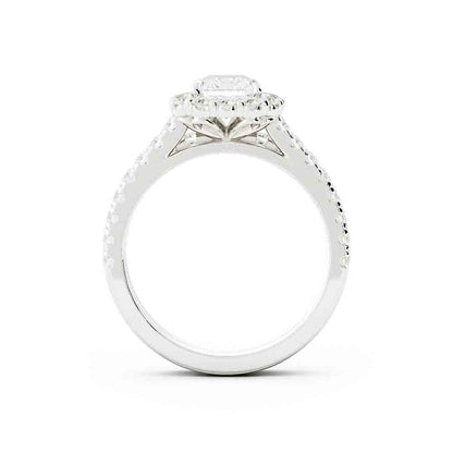 Halo Diamond Ring Set