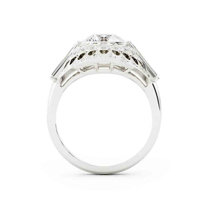 Vintage Designed Ring with Bag Sides