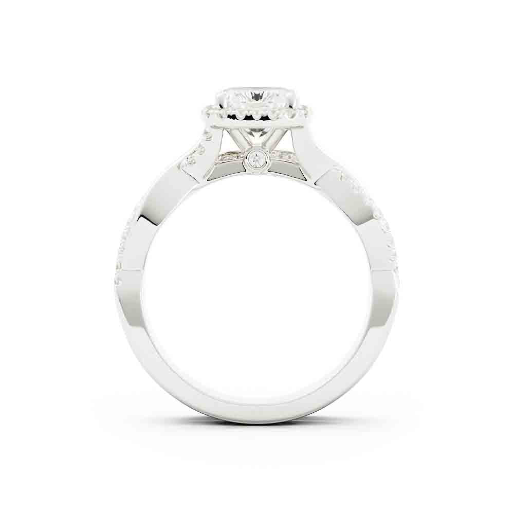 Twisted Engagment Ring and Band