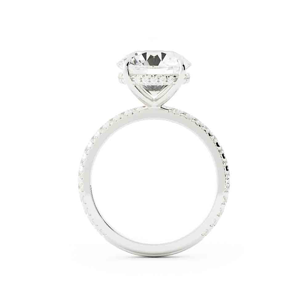 Large Round Diamond Ring