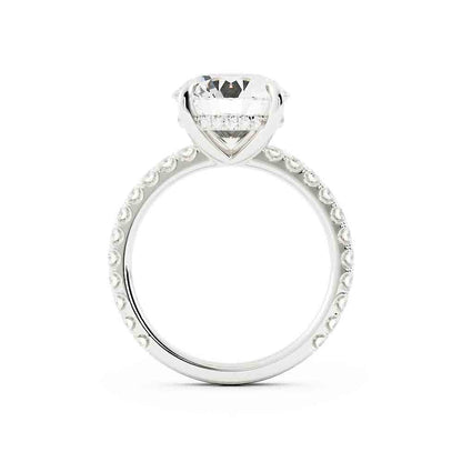 Large Round Diamond Ring