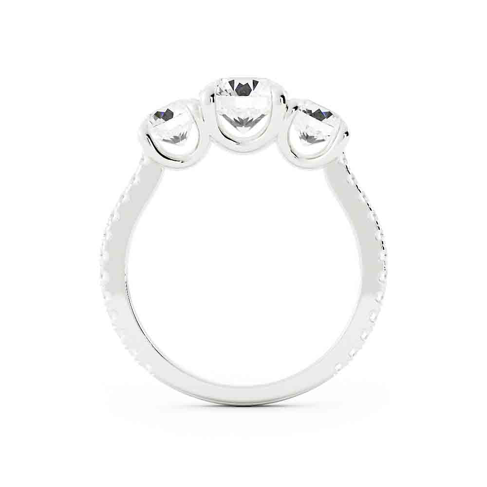 Three Stone Diamond Ring