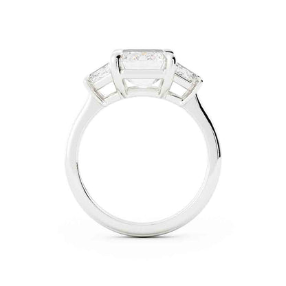 3 Stone Emerald Cut